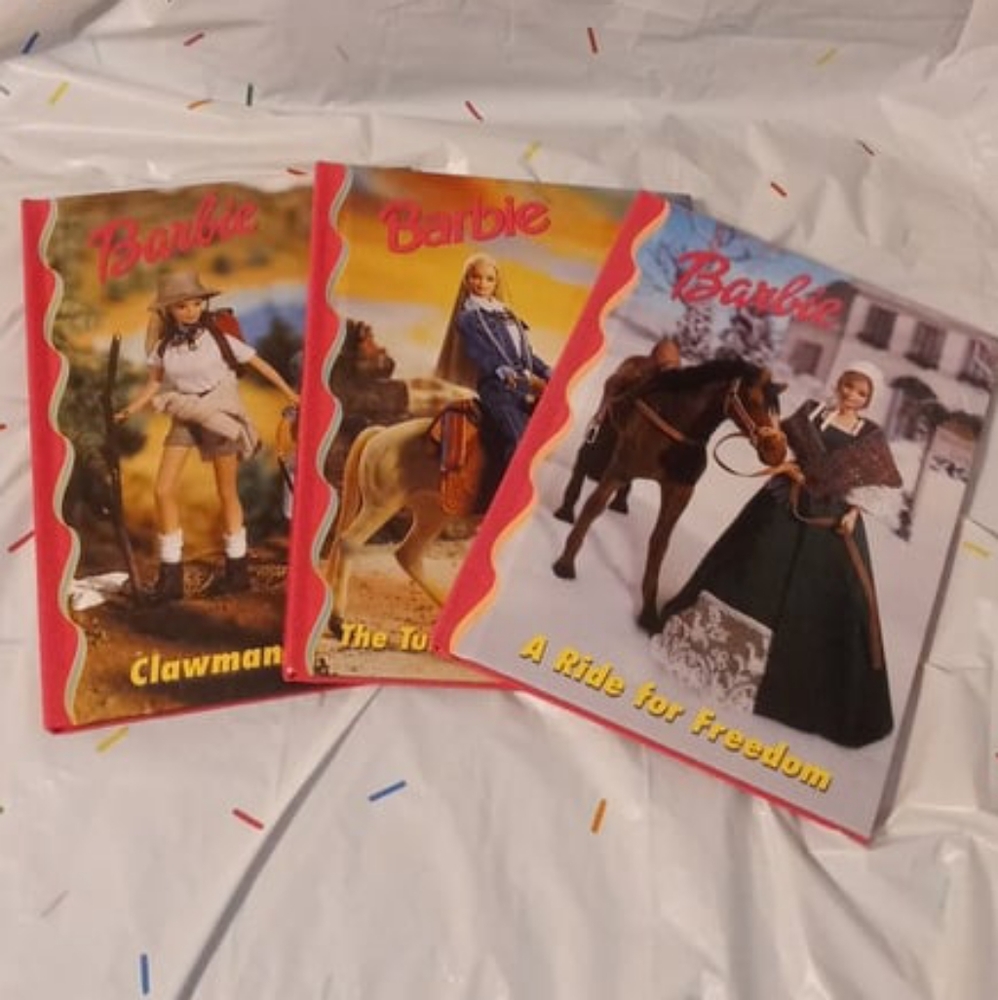 Barbie & Friends Book Club -Lot Of 3 Vintage Books